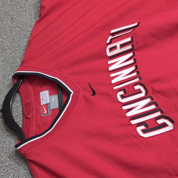 Vintage Nike Cincinnati Reds MLB Pullover Warm-up Windbreaker Jacket Size XL - Picture 3 of 10